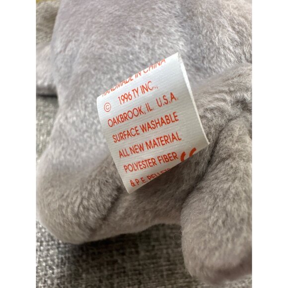 Ty Beanie Babies Collection Spike The Rhino Plush Toy - Picture 6 of 8